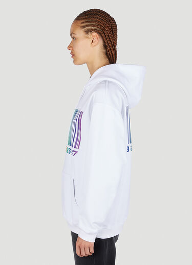 VTMNTS Barcode Hooded Sweatshirt White vtm0351004