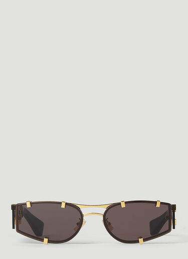 Bottega Veneta Grip Cat Eye Sunglasses Gold bov0250084