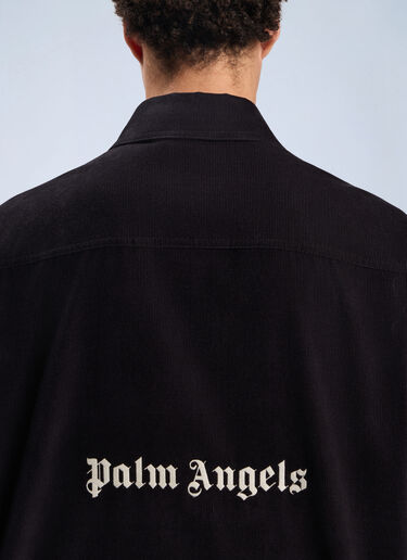 Classic Logo Corduroy Overshirt Palm Angels Classic Logo Corduroy Overshirt Grey pma0162058