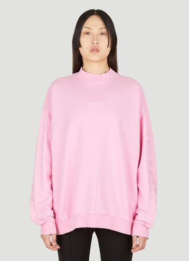 Balenciaga BB Embroidery Sweatshirt Pink bal0249123