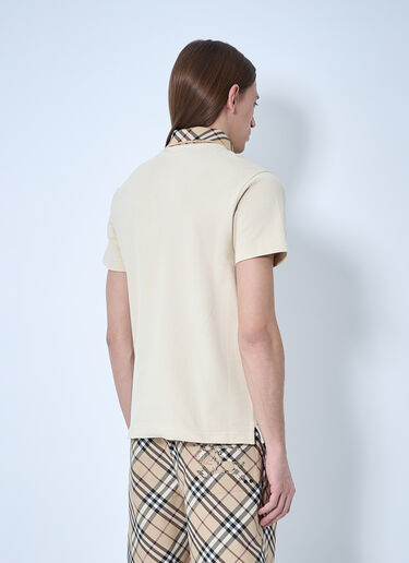 Burberry Cotton Polo Shirt Beige bur0159008