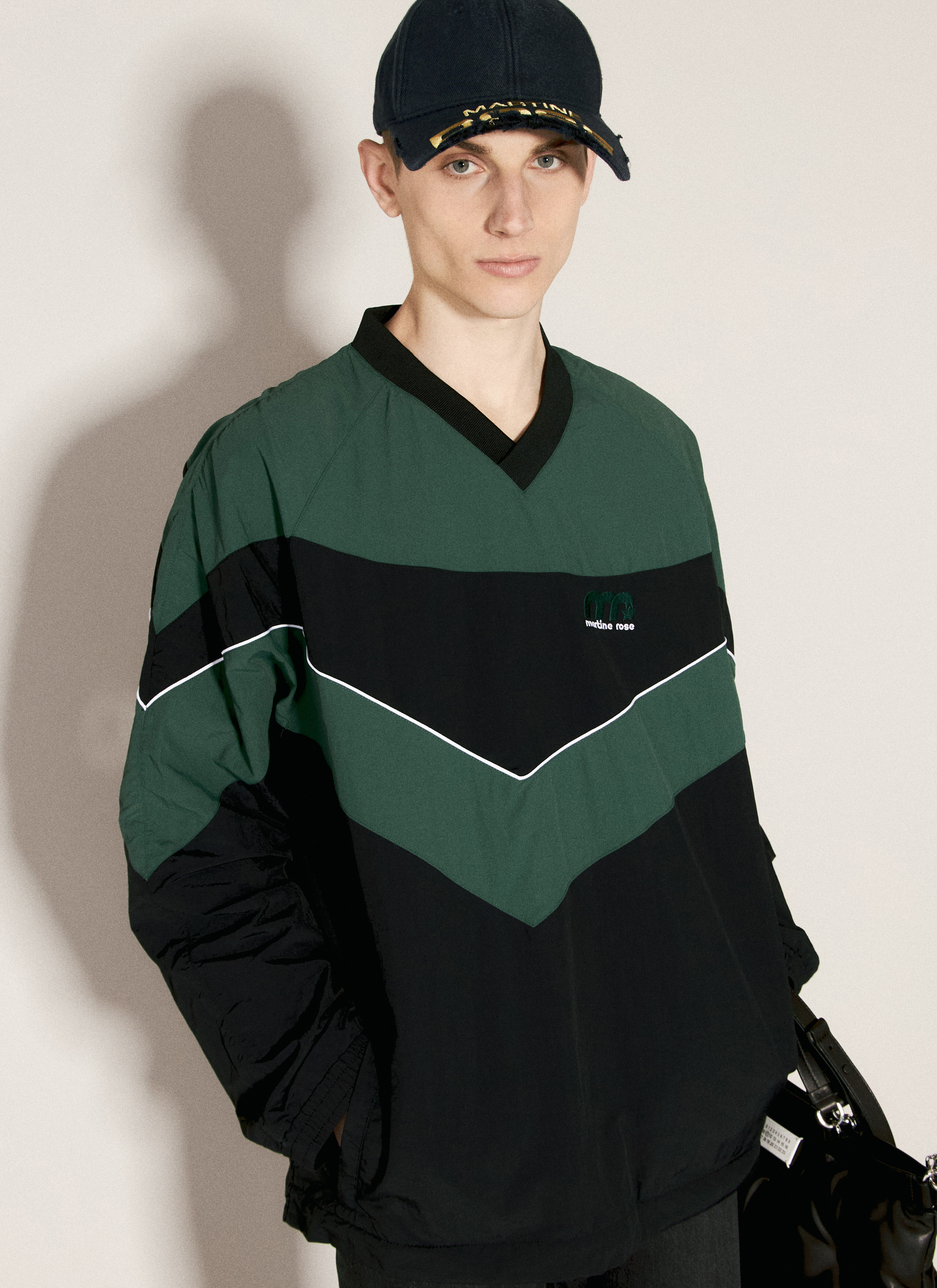 MARTINE ROSE CUT PEAK CAP-男女兼用 Martine Rose - Cut Peak Cap | HBX - Globally Curated Fashion