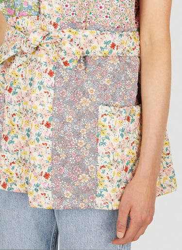 Arizona Love 花卉图案绗缝马甲夹克 粉色 arz0249001