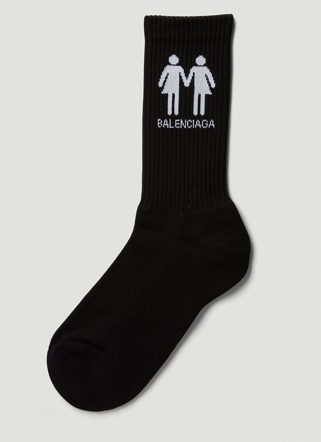Balenciaga Pride Tennis Socks in Black LN CC