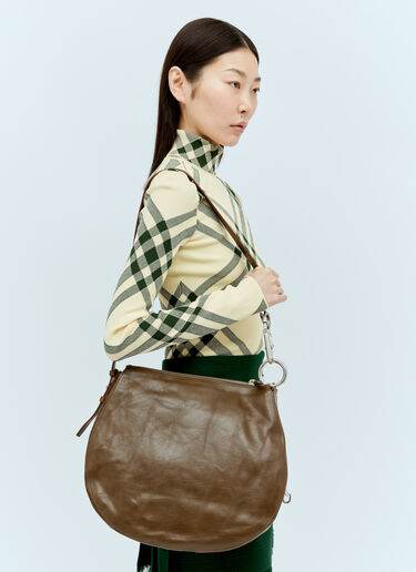 Burberry Medium Knight Shoulder Bag Brown bur0255087