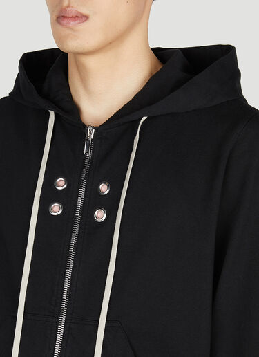 Rick Owens DRKSHDW Jason S Hooded Sweatshirt Black drk0152012