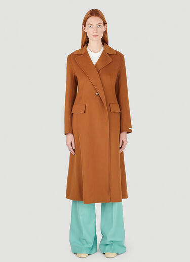 Sportmax Ezor Coat Brown spx0247007
