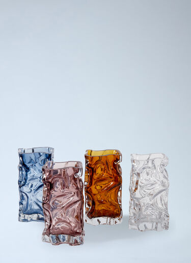 POLSPOTTEN Textured Glass Vase Blue wps0692207