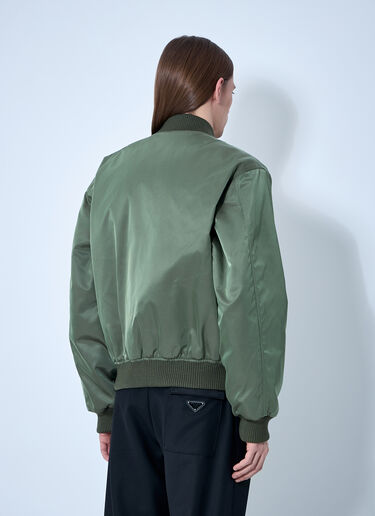 Prada Re-Nylon Bomber Jacket Khaki pra0160005
