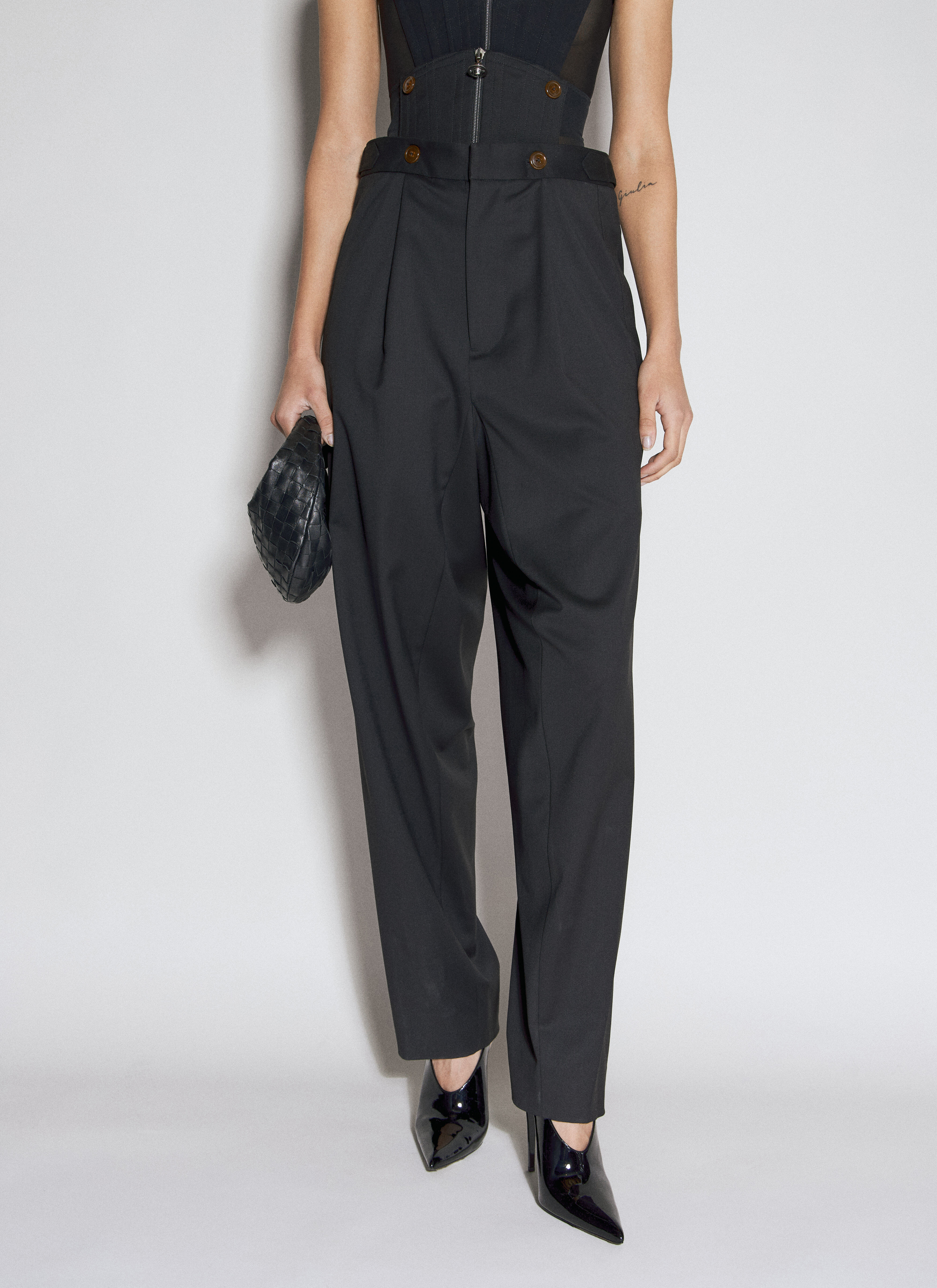 Vivienne Westwood Macca Corset Pants in Black LN CC