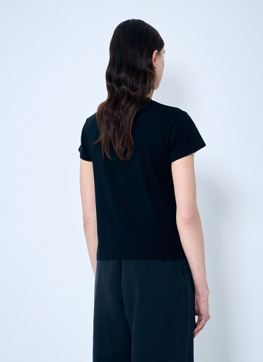 MM6 Maison Margiela Logo Patch T-Shirt Black mmm0259005
