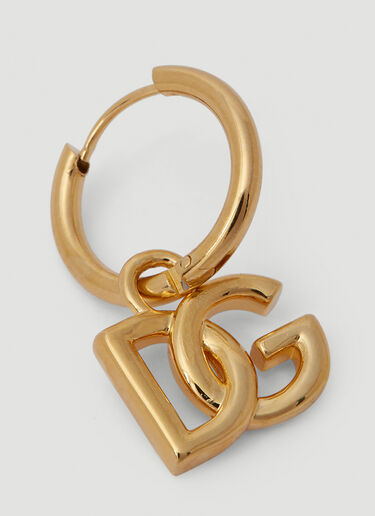 Dolce & Gabbana Logo Plaque Earrings Gold dol0149027