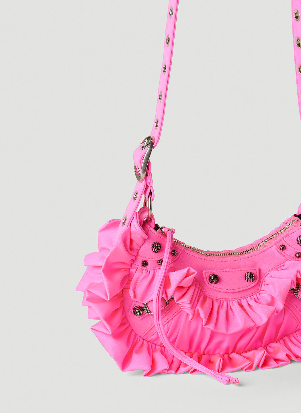 Balenciaga Le Cagole Ruffled XS Shoulder Bag LN CC