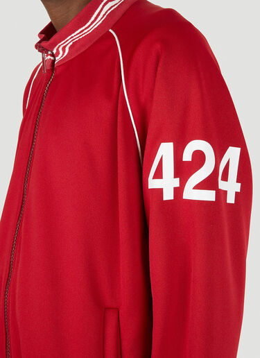 424 Logo Print Sleeve Track Jacket Red ftf0148007