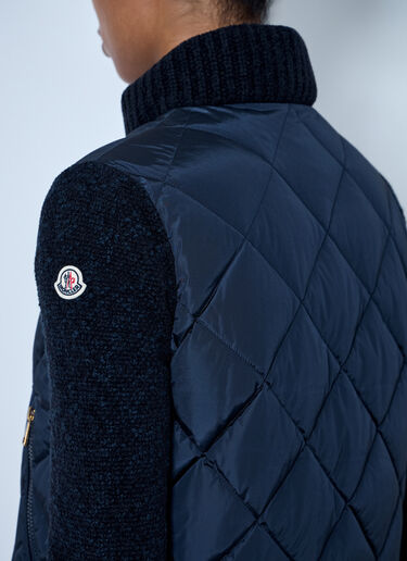 LN-CC® - Moncler: Diamond Quilted Jacket - Navy Moncler Diamond Quilted Jacket Navy mon0265105