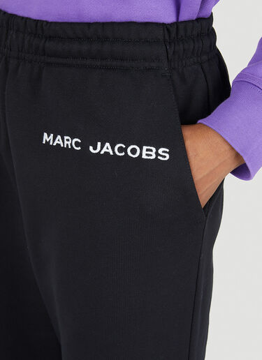 Marc Jacobs 徽标印花运动裤 黑 mcj0247013