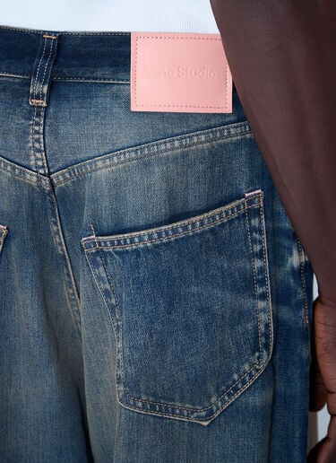 Distressed Five-Pocket Jeans Acne Studios Distressed Five-Pocket Jeans Dark Blue acn0162011