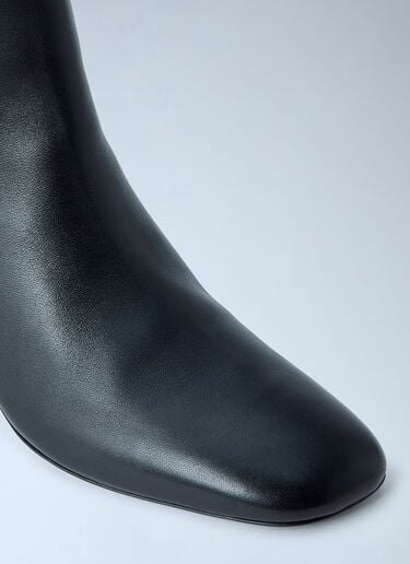 Toteme Soft Nappa Ankle Boots Black tot0265025