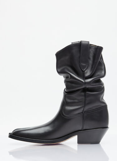 Maison Margiela Tabi Western Boots Black mla0153027