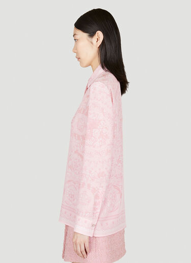 Versace Barocco Silk Shirt Pink ver0255013