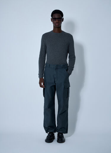 Prada Cotton Cargo Pants Dark Grey pra0161005