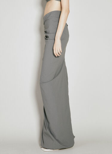 Entire Studios Structured Maxi Skirt Grey ent0253022