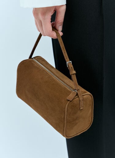 90's Suede Shoulder Bag The Row 90's Suede Shoulder Bag Brown row0255019
