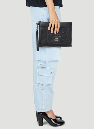 Marc Jacobs Monogram Large Clutch Bag Black mcj0253033