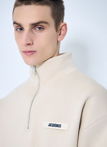 Jacquemus ル カミョヌール グログラン トレーナー  ベージュ jac0160014