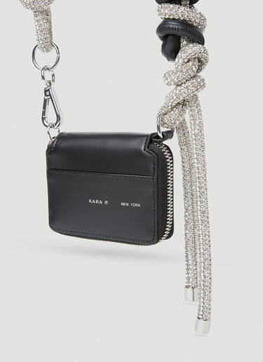 KARA Phone Cord Chain Wallet Black kar0252002