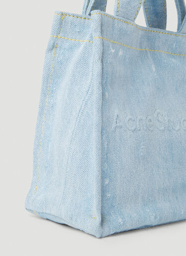 로고 쇼퍼 미니 토트백 Acne Studios 로고 쇼퍼 미니 토트백 블루 acn0352002