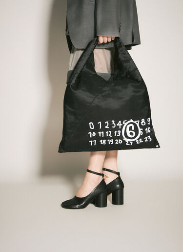 MM6 Maison Margiela Medium Classic Japanese Shoulder Bag Black mmm0258008