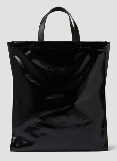 Acne Studios Logo Tote Bag Black acn0150047
