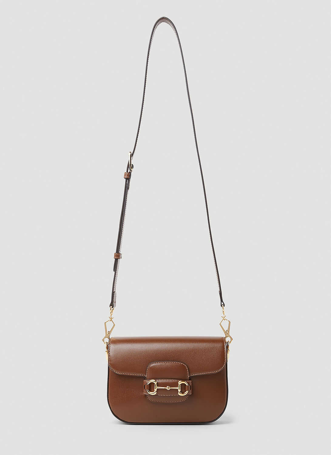 Gucci Horsebit 1955 Mini Shoulder Bag In Brown