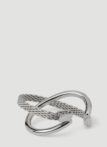 Räthel & Wolf Edward Double Hoop Earcuff Silver rtw0346005