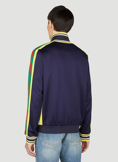 Embroidered Logo Track Jacket Gucci Embroidered Logo Track Jacket Navy guc0152002