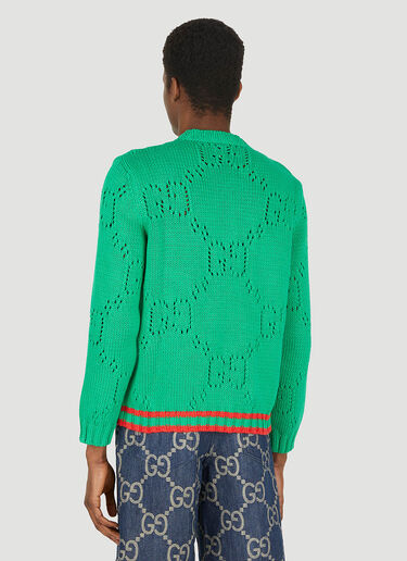 Gucci GG 컷아웃 스웨터 그린 guc0150040