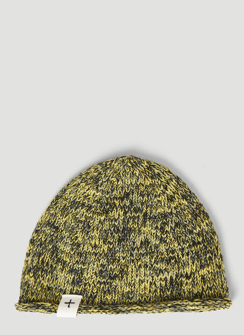 Thom Browne Logo Patch Melange Beanie Pink thb0151046