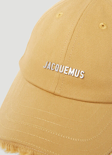 Jacquemus La Casquette Artichaut Cap Yellow jac0151042
