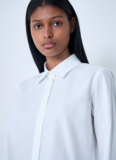 Max Mara Cotton Shirt White max0263022