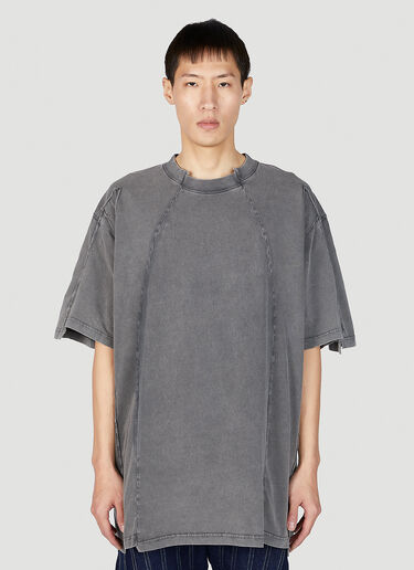 VETEMENTS Cut Up T-Shirt Grey vet0151013