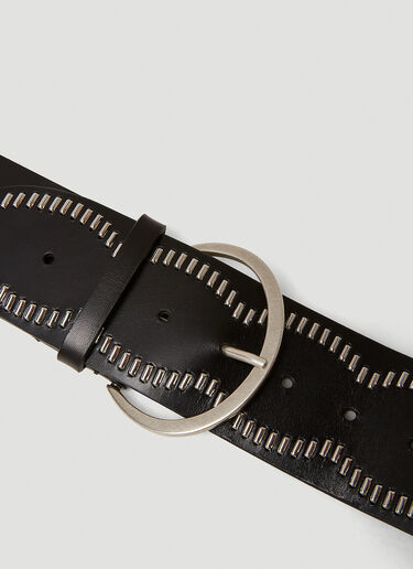 Isabel Marant Lua Stud Belt Black ibm0249043