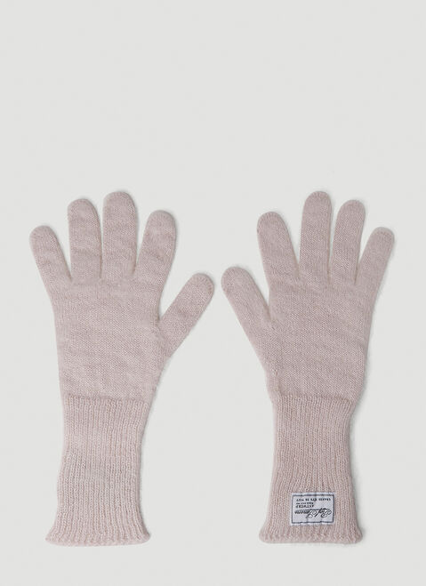 Y-3 Logo Patch Knit Gloves Black yyy0354031