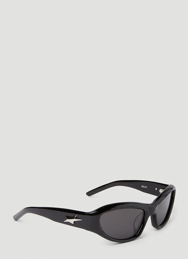 Gentle Monster R.E.A.T 01 Sunglasses Black gtm0351004