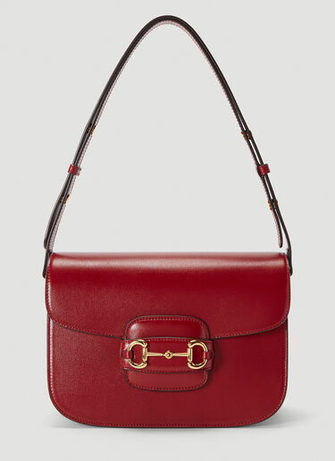 Gucci Horsebit Shoulder Bag Red guc0239076