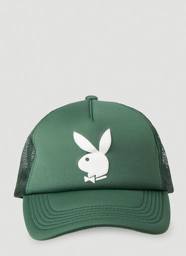 Pleasures x Playboy Bunny Trucker Hat Green ple0148005