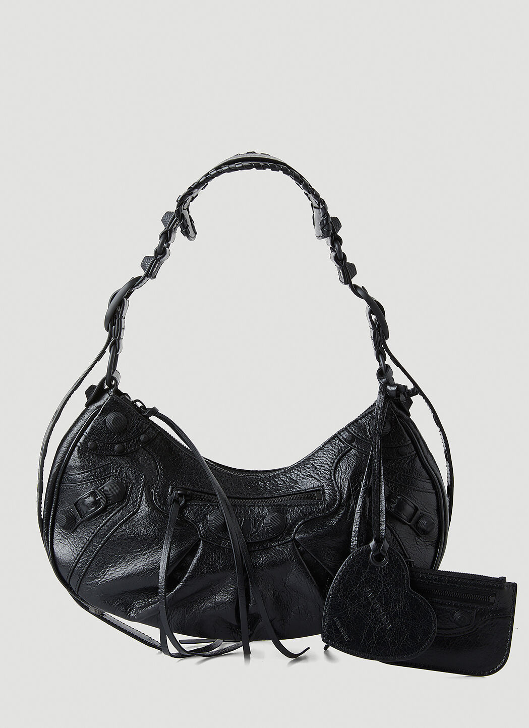 Balenciaga Le Cagole S Shoulder Bag in Black LN CC