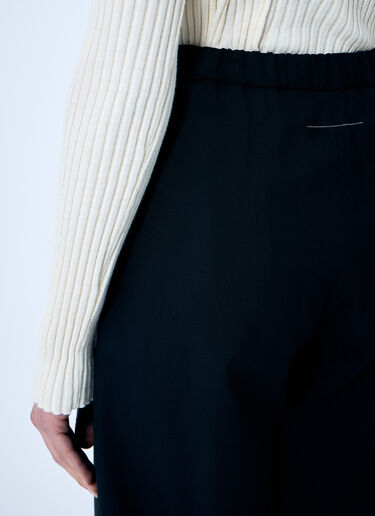 MM6 Maison Margiela Wool Tailored Pants Black mmm0259009