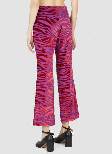 Gucci Animalier Velvet Pants Purple guc0252068