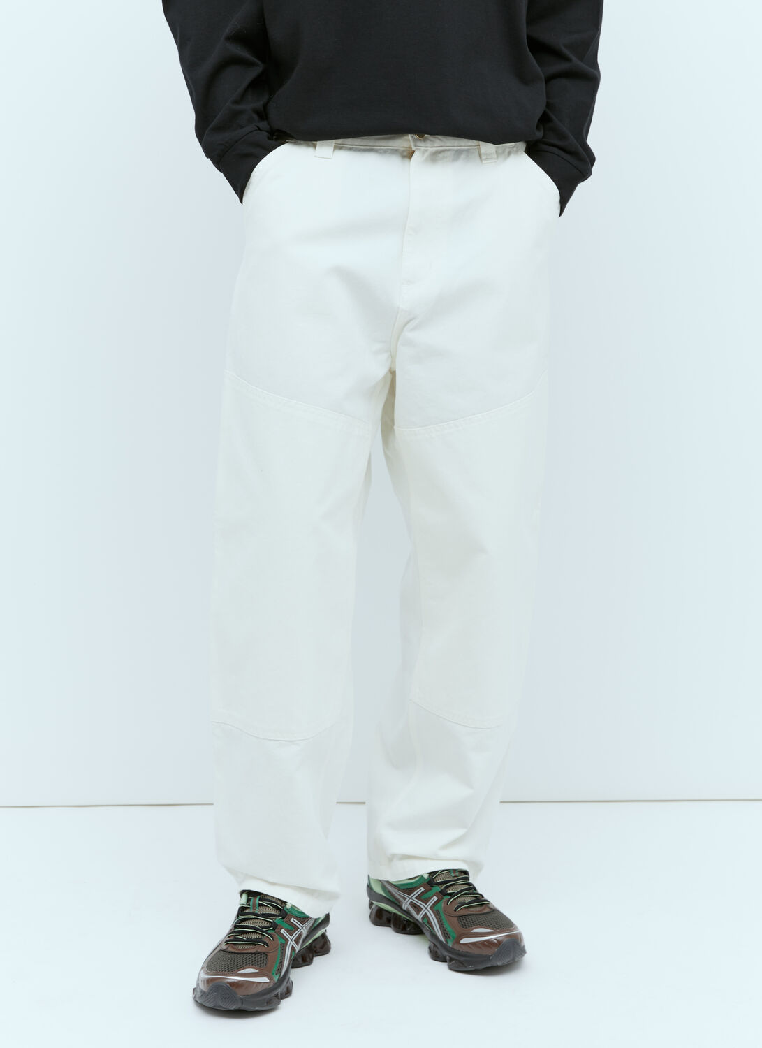 Shop Carhartt Wide Panel Pants In White